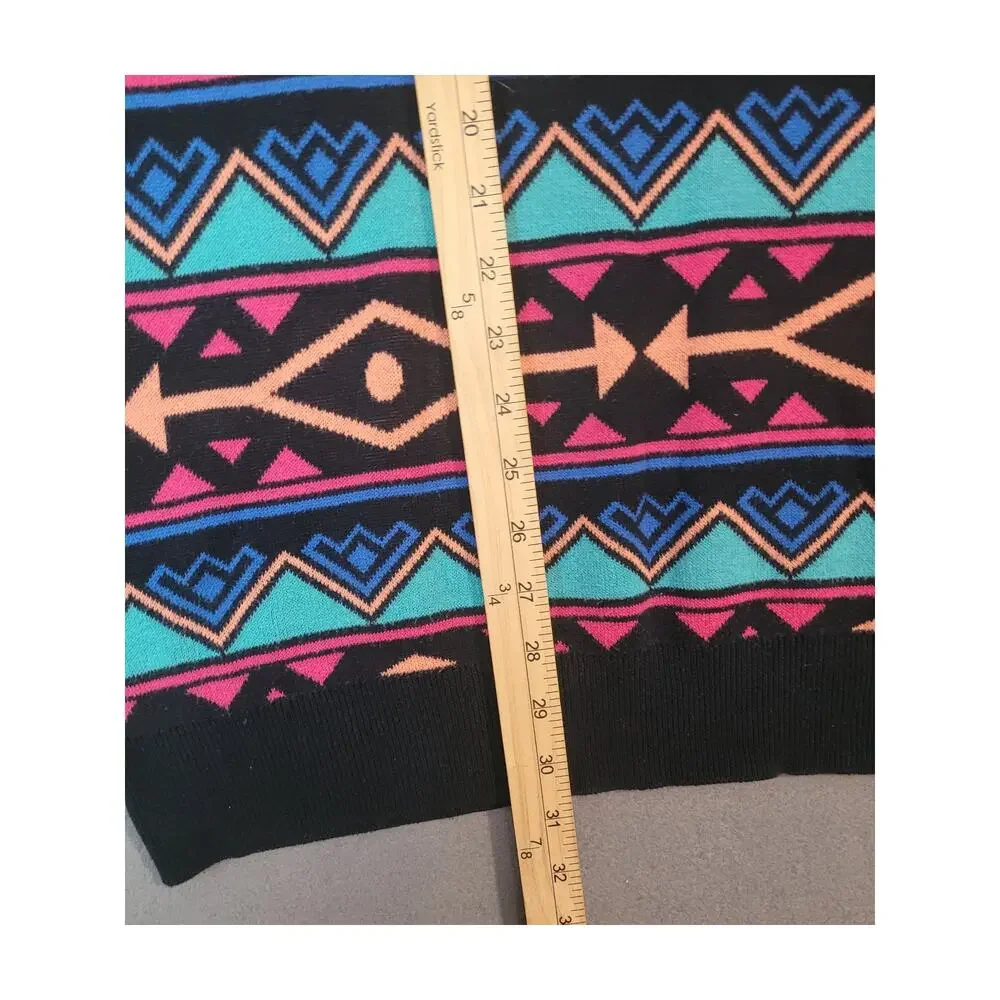 Empyre Retro Aztec Sweater L 80s Skate Streetwear